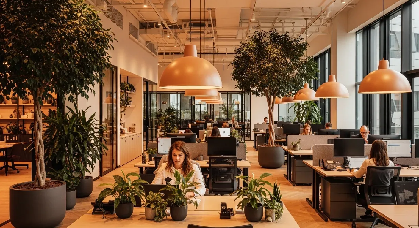 Professional services team reviewing financial performance and client work