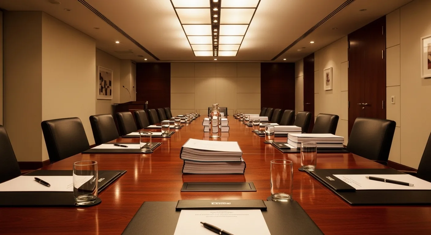 Financial meeting focused on tax liabilities and restructuring strategy