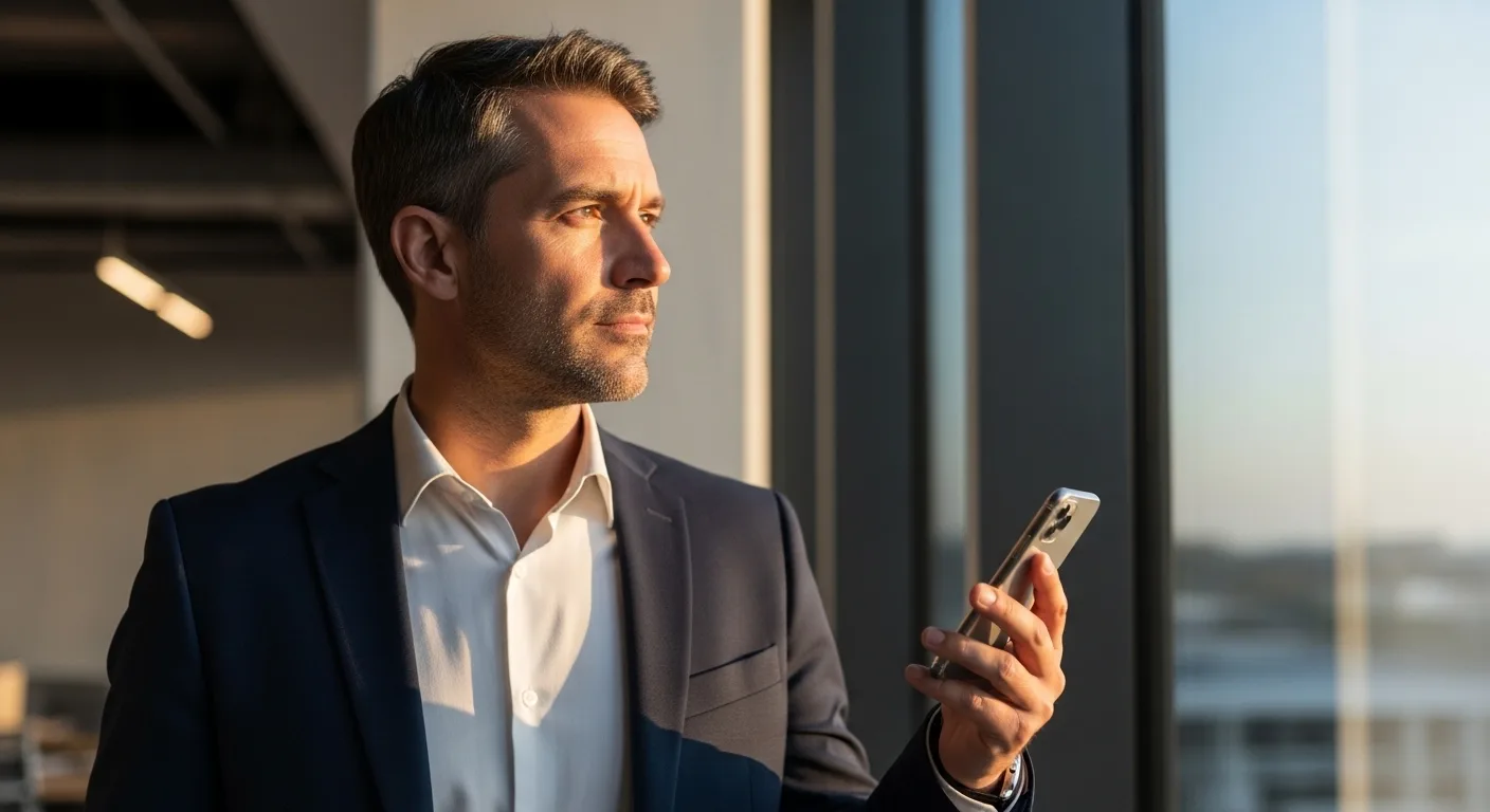 Director reviewing urgent financial notice and making time-critical decisions